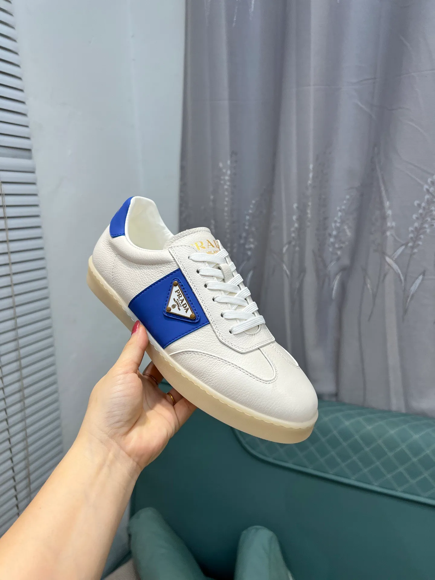 Men's shoes 💰540 [PRADA] Men's shoes are popular in the counter, official website synchronization, 1 high-quality shipment ✔️ Original frosted cowhide + cowhide lining, 1🆚1 replica, original sole, 38-45 (45 customized, non-refundable)